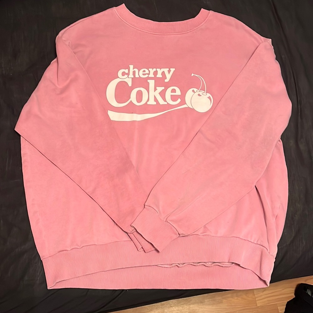 pink cherry coke pull over